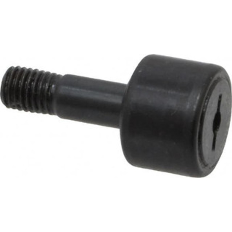 Accurate Bushing Co. 5/8 Roller Diam x 7/16 Width, 1/4 Stud Diam x 3/4 Length, Stud Cam Follower Steel, 5/16 Thread Length, 1/4-28 Thread, 1-3/16 OAL, 1,320 Lb Dynamic Cap, 1,250 Lb Static Cap CR-5/8-X – 36670552