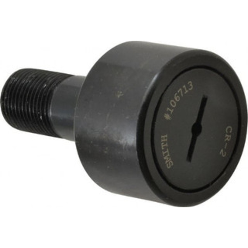 Accurate Bushing Co. 2 Roller Diam x 1-1/4 Width, 7/8 Stud Diam x 2 Length, Stud Cam Follower Steel, 1 Thread Length, 7/8-14 Thread, 3-1/4 OAL, 10,370 Lb Dynamic Cap, 10,700 Lb Static Cap CR-2 – 36670529