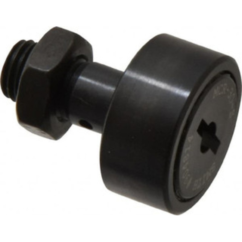 Accurate Bushing Co. 30mm Roller Diam x 14mm Width, 12mm Stud Diam x 25mm Length, Sealed Stud Cam Follower Steel, 13mm Thread Length, M12x1.5 Thread, 40mm OAL, 8,100 N Dynamic Cap, 9,700 N Static Cap MCR-30-S – 36670933