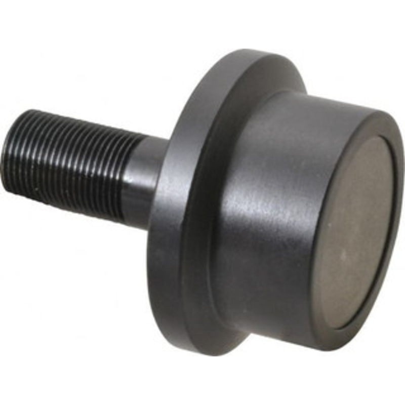 Accurate Bushing Co. 2-1/2 Roller Diam x 1-11/16 Width, 1 Stud Diam x 2-1/4 Length, Flanged Load Roller Steel, 1-1/2 Thread Length, 1-14 Thread, 5,120 Lb Dynamic Cap, 3,120 Lb Static Cap FCR-2-1/2 – 56612138