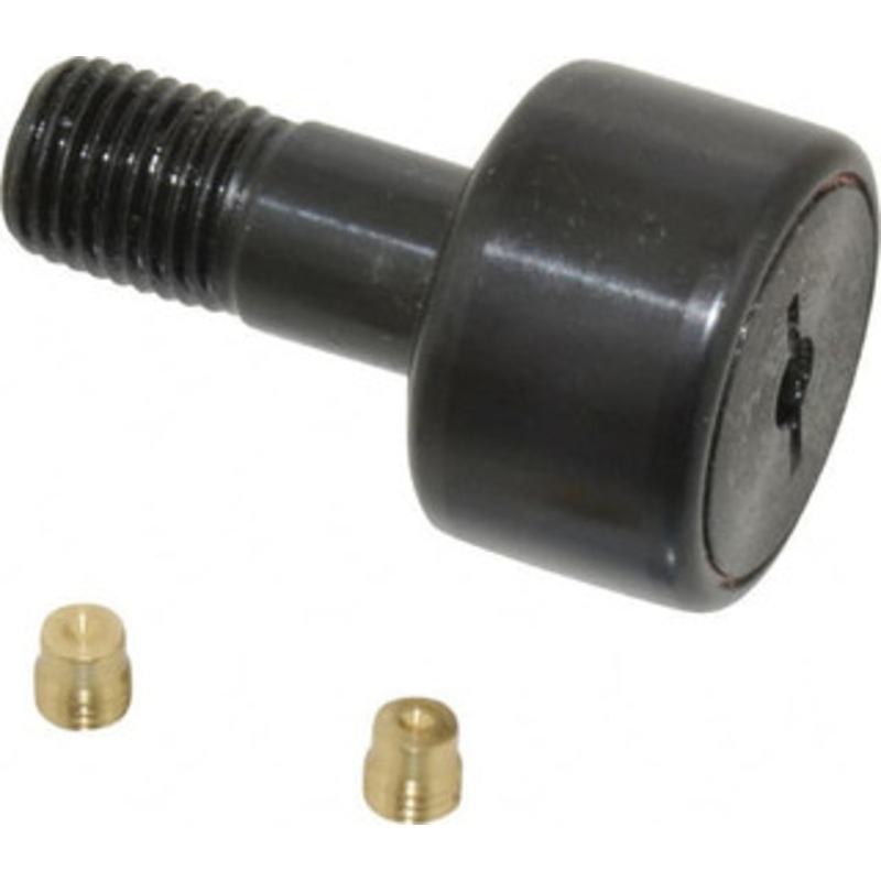 Accurate Bushing Co. 1 Roller Diam x 5/8 Width, 7/16 Stud Diam x 1 Length, Stud Cam Follower Steel, 1/2 Thread Length, 7/16-20 Thread, 1-5/8 OAL, 3,030 Lb Dynamic Cap, 3,100 Lb Static Cap CR-1-X – 36670586