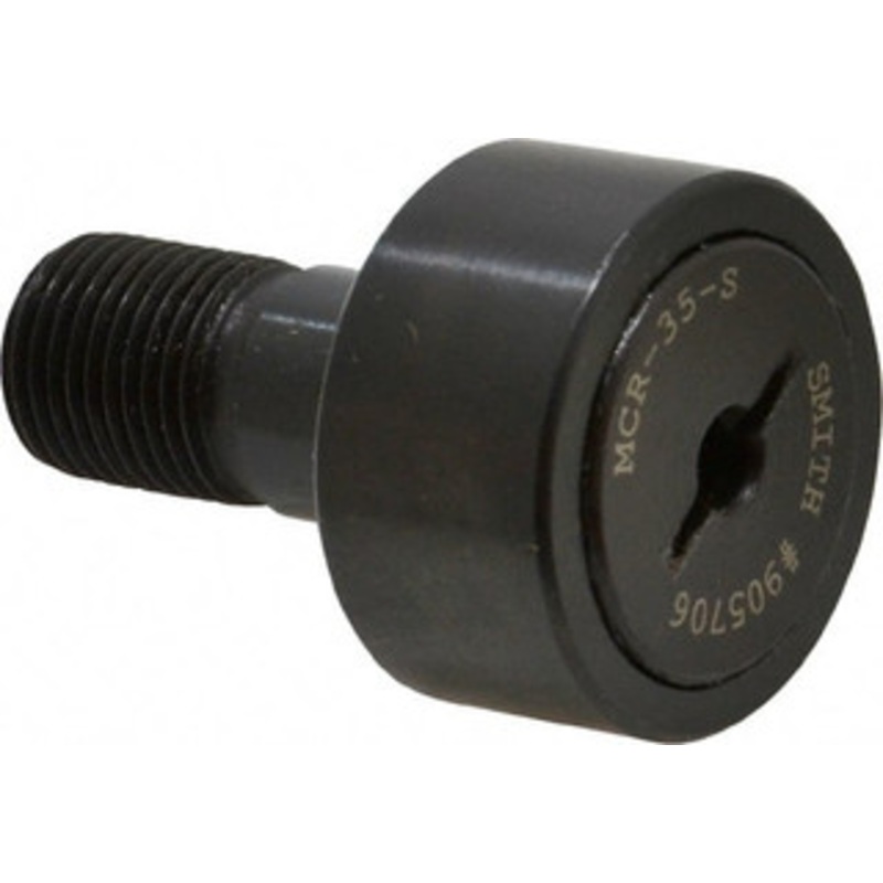 Accurate Bushing Co. 35mm Roller Diam x 18mm Width, 16mm Stud Diam x 32.5mm Length, Sealed Stud Cam Follower Steel, 17mm Thread Length, M16x1.5 Thread, 52mm OAL, 12,900 N Dynamic Cap, 19,000 N Static Cap MCR-35-S – 36670941