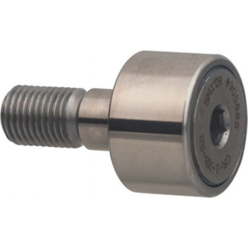 Accurate Bushing Co. 1-1/4 Roller Diam x 3/4 Width, 1/2 Stud Diam x 1-1/4 Length, Sealed Stud Cam Follower with Hex Stainless Steel, 5/8 Thread Length, 1/2-20 Thread, 2 OAL, 2,750 Lb Dynamic Cap CR-1-1/4-XB-SS – 62895032