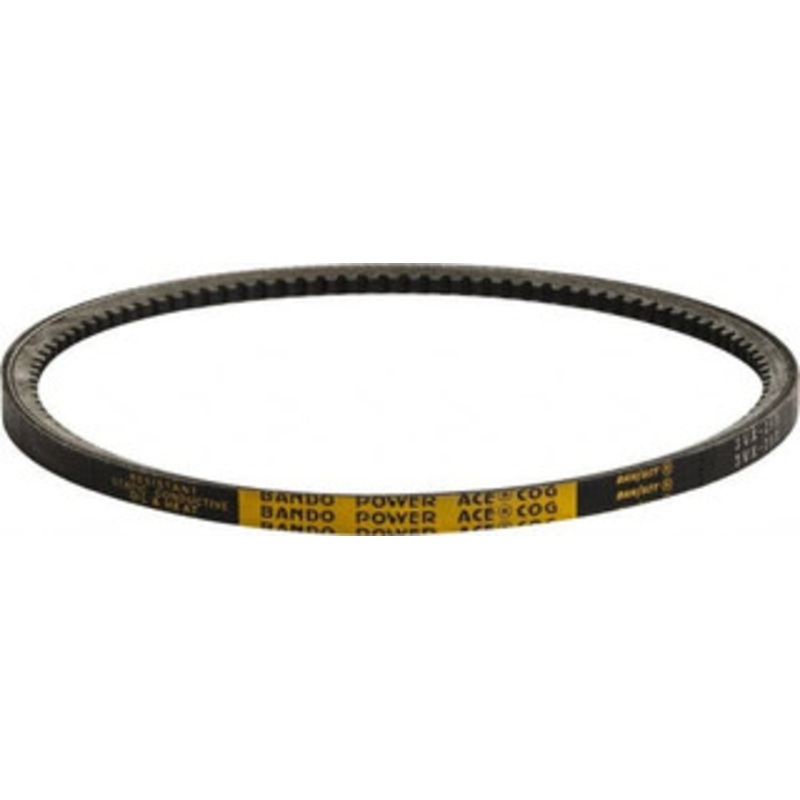 Bando USA Section 3VX, 3/8 Wide, 53 Outside Length, V-Belt Rubber Compound, Black, Narrow Cogged, No. 3VX530 3VX530 – 71029326
