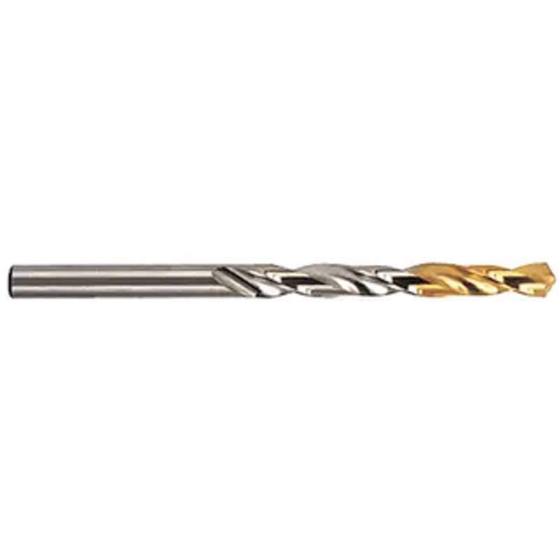 YG-1 H.S.S. TiN Tip Jobbers Length Drill, 17/64 Size, .26563 Decimal Diameter, 2-7/8 Flute Length, 4-1/8 Overall Length